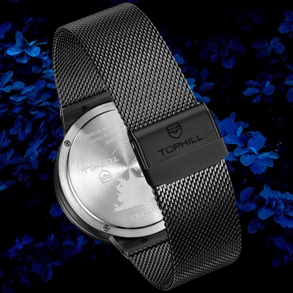 🎊HP🎉 MSRP $175 Men's Stainless Steel Swiss Watch - Picture 6 of 8